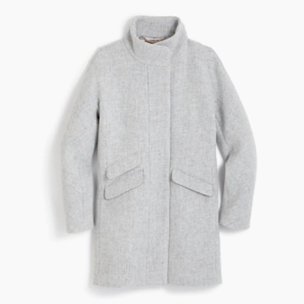 J.Crew Gray Cocoon Coat